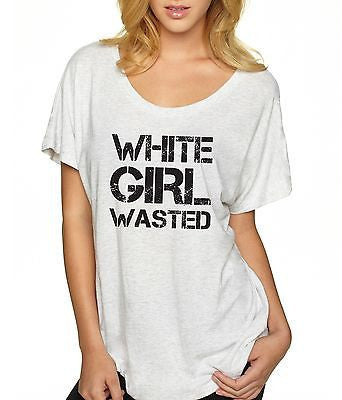 White Girl Wasted Women's Triblend Dolman - ALLNTRENDSHOP - 4