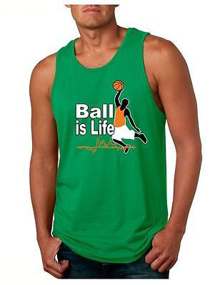Basketball Ball Is Life Men's Jersey Tanktop - ALLNTRENDSHOP
