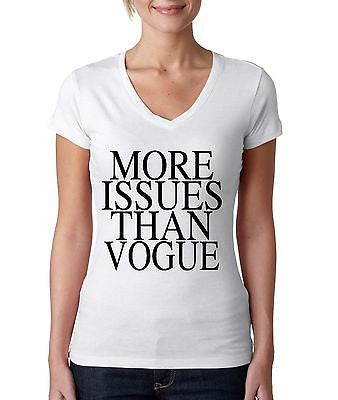 More Issues Than Vogue Women's Sporty V Shirt - ALLNTRENDSHOP - 2
