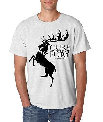 Ours Is The Fury Bararheon Game Of Thrones Men's T-Shirt - ALLNTRENDSHOP - 1