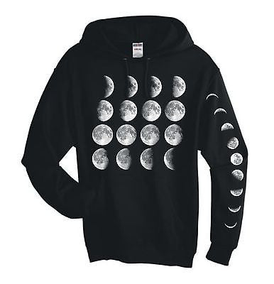 Moon Phases Hooded Sweatshirt - ALLNTRENDSHOP - 1
