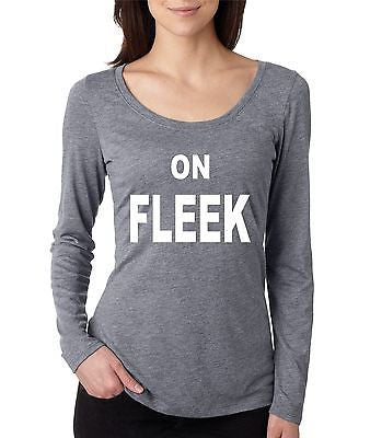 On Fleek Women's Long Sleeve Shirt - ALLNTRENDSHOP - 4