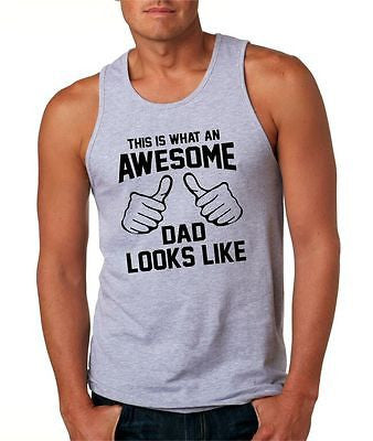 This Is What An Awesome Dad Looks Like Men's Jersey Tanktop - ALLNTRENDSHOP - 1