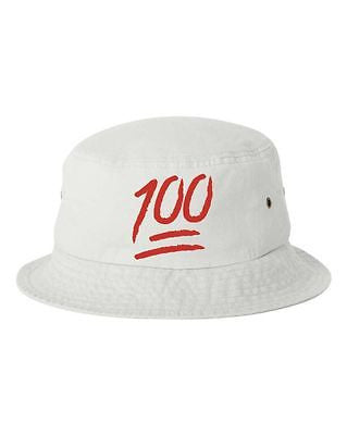 100 Emoji Bucket Cap Hat - ALLNTRENDSHOP