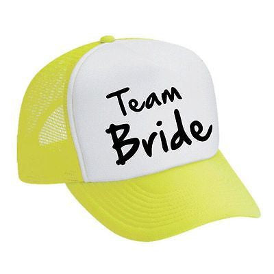 Team Bride Bachelorette party Dual color Trucker Cap - ALLNTRENDSHOP - 3