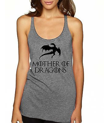 Mother Of Dragon Game Of Thrones Women's Triblend Tanktop - ALLNTRENDSHOP - 3