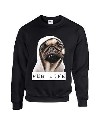 Pug Life Unisex Crewneck Sweatshirt - ALLNTRENDSHOP
