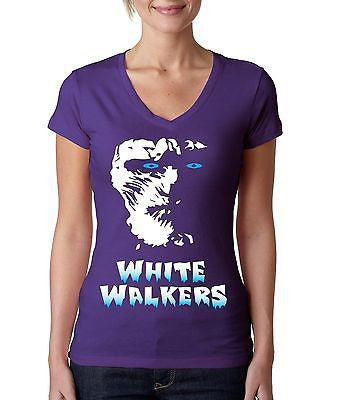 White Walkers Women's Sporty V Shirt - ALLNTRENDSHOP - 3