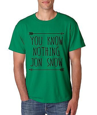 You Know Nothing Jon Snow Game Of Thrones Men's T-Shirt - ALLNTRENDSHOP - 3