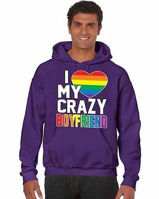 I Love My Crazy Boyfriend Pride Men's Hooded Sweatshirt - ALLNTRENDSHOP