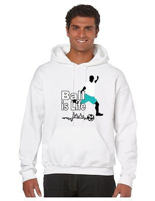 Soccer Ball Is Life Men's Hooded Sweatshirt - ALLNTRENDSHOP - 1