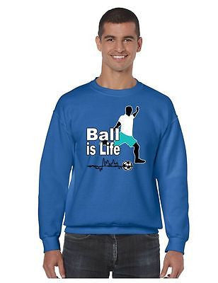 Soccer Ball Is Life Men's Crewneck Sweatshirt - ALLNTRENDSHOP - 5
