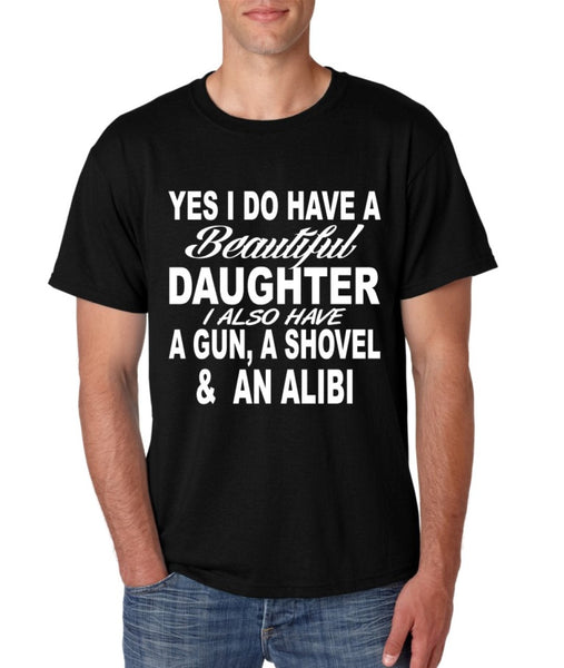 Yes I do have a beautiful daughter men T-shirt - ALLNTRENDSHOP - 3