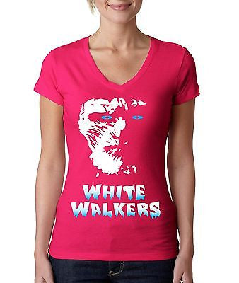 White Walkers Women's Sporty V Shirt - ALLNTRENDSHOP - 2