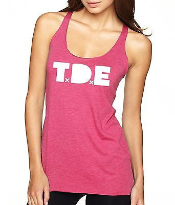 T.D.E Kendrick Lamar Curtains  Women's Triblend Tanktop - ALLNTRENDSHOP - 3