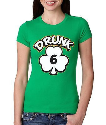 Irish Girl Drunk 1,2,3,4,5,6 Irish   Women's T-Shirt - ALLNTRENDSHOP - 6