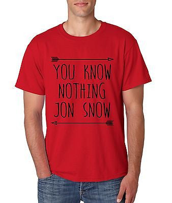 You Know Nothing Jon Snow Game Of Thrones Men's T-Shirt - ALLNTRENDSHOP - 2