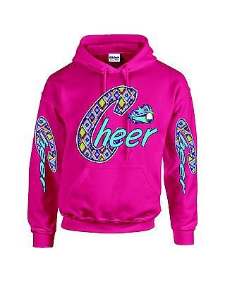 Love Cheer Cheerleader Hooded Sweatshirt - ALLNTRENDSHOP - 1