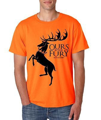 Ours Is The Fury Bararheon Game Of Thrones Men's T-Shirt - ALLNTRENDSHOP - 5