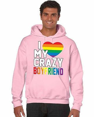 I Love My Crazy Boyfriend Pride Men's Hooded Sweatshirt - ALLNTRENDSHOP