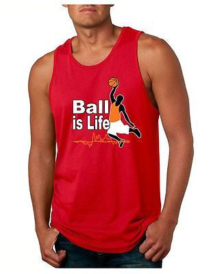 Basketball Ball Is Life Men's Jersey Tanktop - ALLNTRENDSHOP
