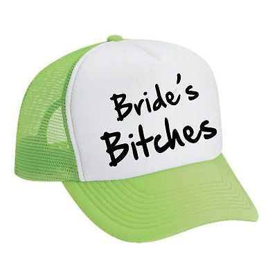 Bride's Bit**es Bachelorette party Dual color Trucker Cap - ALLNTRENDSHOP