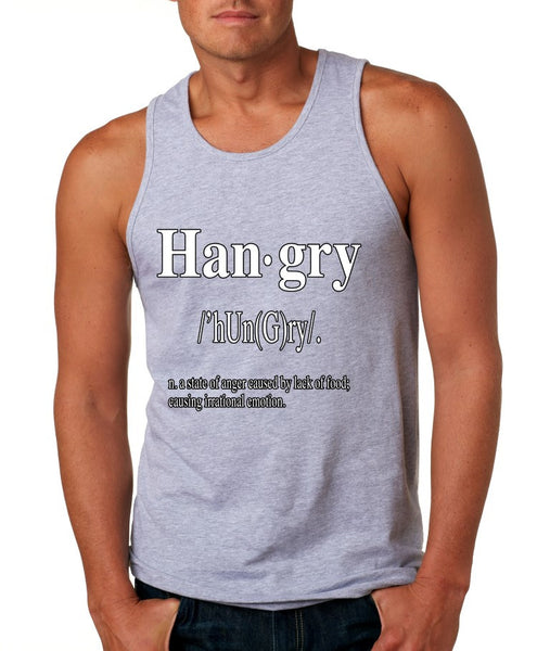 Hangry Men's Jersey Tank - ALLNTRENDSHOP