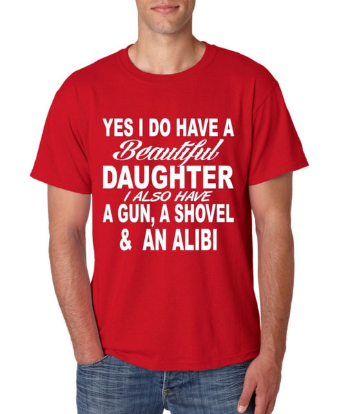 Yes I do have a beautiful daughter men T-shirt - ALLNTRENDSHOP - 4