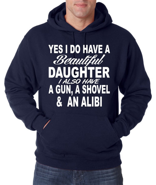 Yes I do have a beautiful daughter men Hoodies - ALLNTRENDSHOP - 2