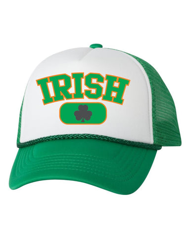 Irish shamrock dual color trucker hat - ALLNTRENDSHOP