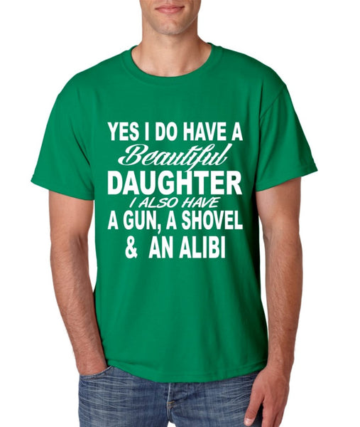 Yes I do have a beautiful daughter men T-shirt - ALLNTRENDSHOP - 5