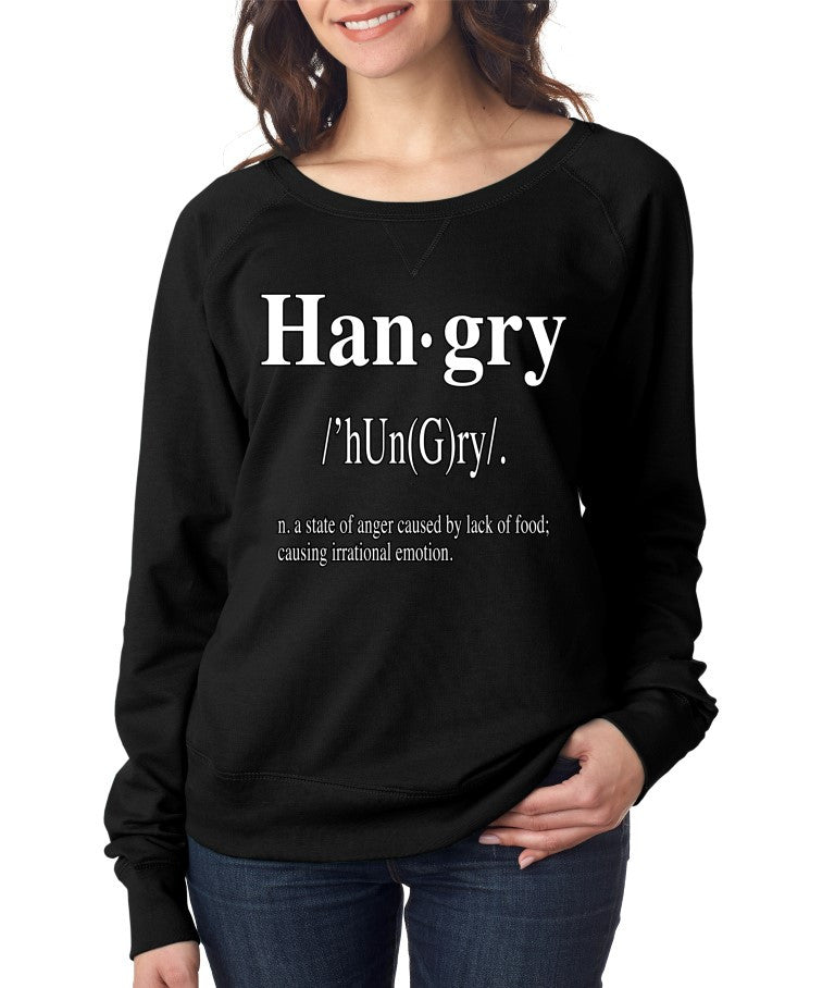 Hangry Women's long sleeve Pullover - ALLNTRENDSHOP