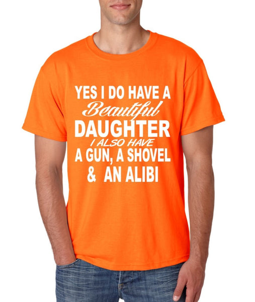 Yes I do have a beautiful daughter men T-shirt - ALLNTRENDSHOP - 2