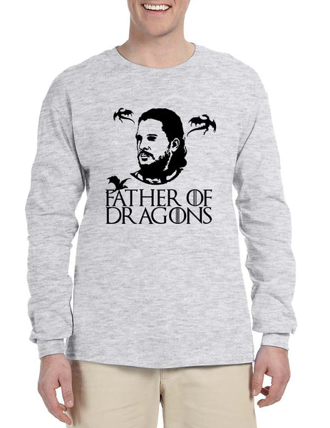 Men's Long Sleeve Father Of Dragons Cool Shirt Hot Gift