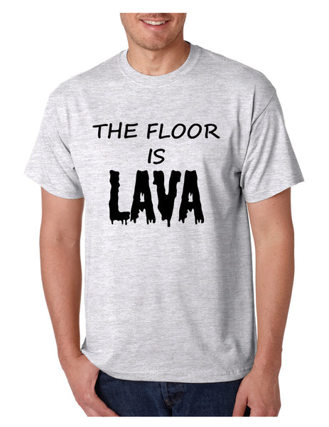 Men's T Shirt The Floor Is Lava Game Popular Hot Tee Funny Gym