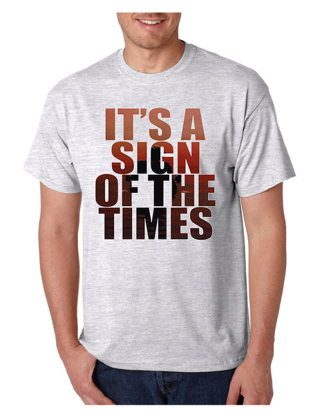 Men's T Shirt It's A Sign Of The Times Styles Shirt Popular Top