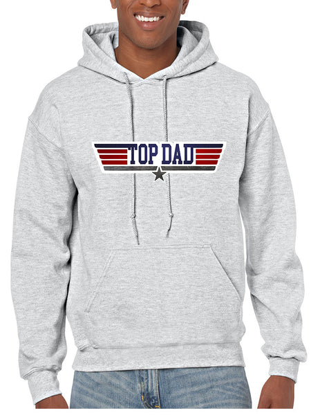 Men's Hoodie Top Dad Guns Father's Day Shirt Love Dad Gift