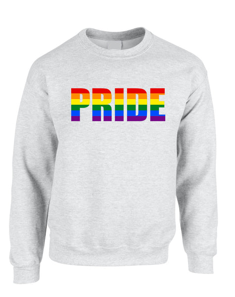 Adult Sweatshirt Pride Rainbow Colors Love Gay Lesbian Top