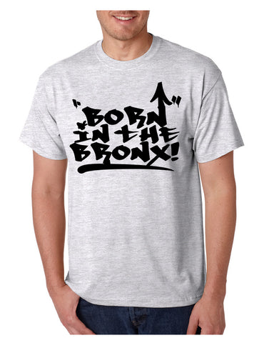 Men's T Shirt Born In The Bronx Cool Neighborhood TShirt