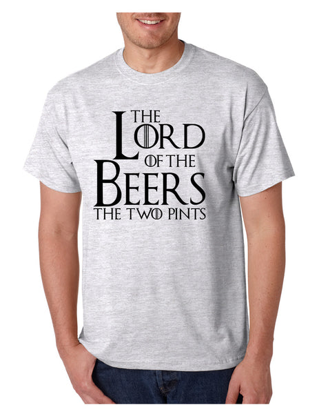 Men's T Shirt The Lord Of The Beers Two Pints Funny T Shirt