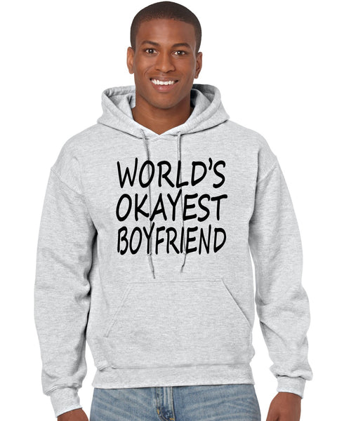 World's OKayest boyfriend men Hoodie - ALLNTRENDSHOP - 2