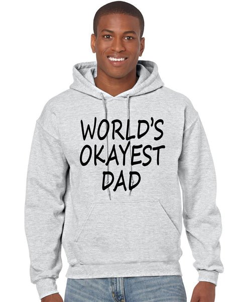 World's OKayest dad fathers day men Hoodie - ALLNTRENDSHOP - 3