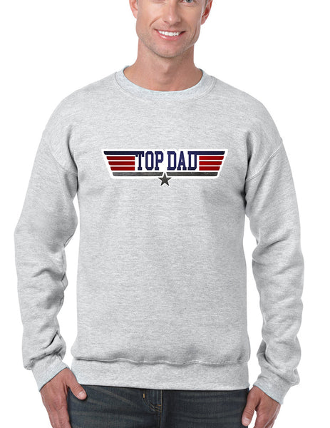 Men's Sweatshirt Top Dad Guns Father's Day Shirt Love Dad Gift