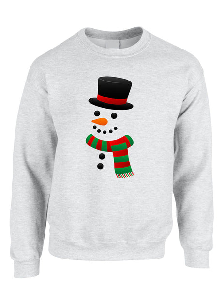 Adult Crewneck Snowman Ugly Christmas Xmas Cool Holiday Top