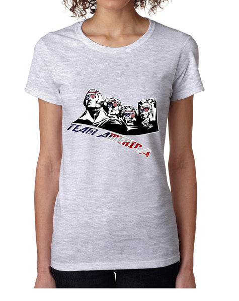 Women's T Shirt 4 Fathers American Team 4th Of July Tee