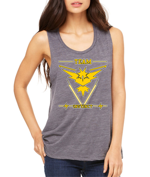 Women's Flowy Muscle Top Team Instinct Yellow Team Top - ALLNTRENDSHOP - 6