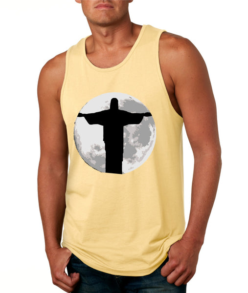 Men's Tank Top Moon Jesus T Shirt Cool Stuff - ALLNTRENDSHOP - 2