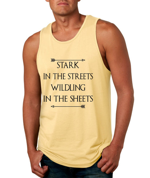 Stark in the streets wildling in the sheets men jersey tank top - ALLNTRENDSHOP - 2