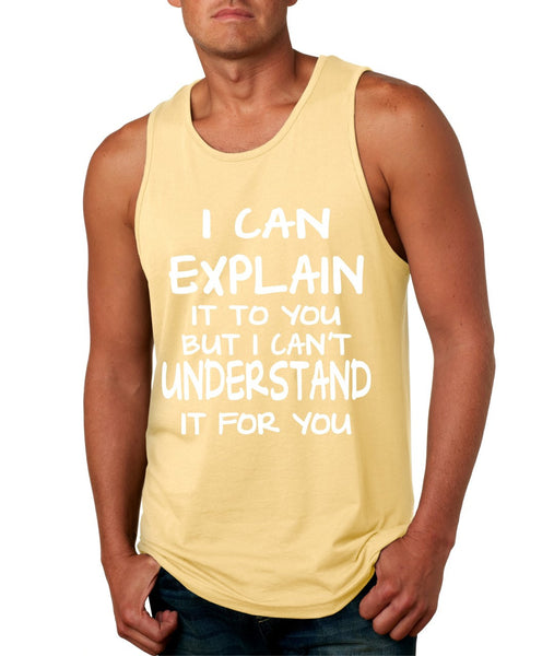 I can explain Men's Jersey Tank - ALLNTRENDSHOP