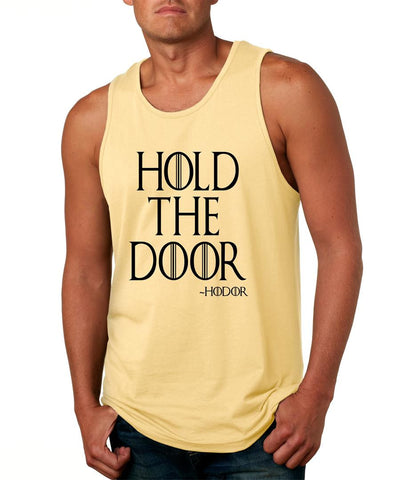 Hold the door Hodor Men's Jersey Tanktop - ALLNTRENDSHOP